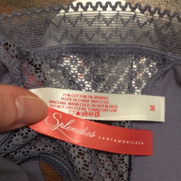 NWT Splendies Cotton Periwinkle Hiphugger, size M - Picture 5 of 5